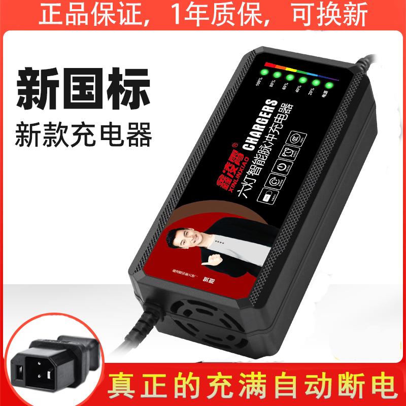 新国标2+2充电器72V20AH48V
