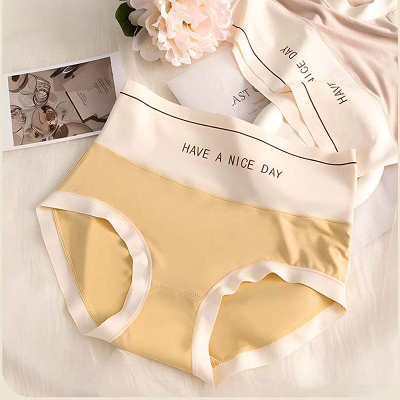 亲肤大码高腰莫代尔女士内裤胖mm无痕包臀透气面膜级裸感女生三角