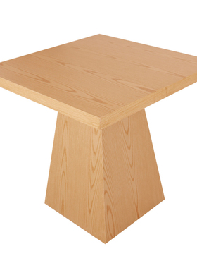 实木餐桌圆桌蘑菇桌方桌茶几酒店创意休闲咖啡厅奶茶店桌民宿桌椅