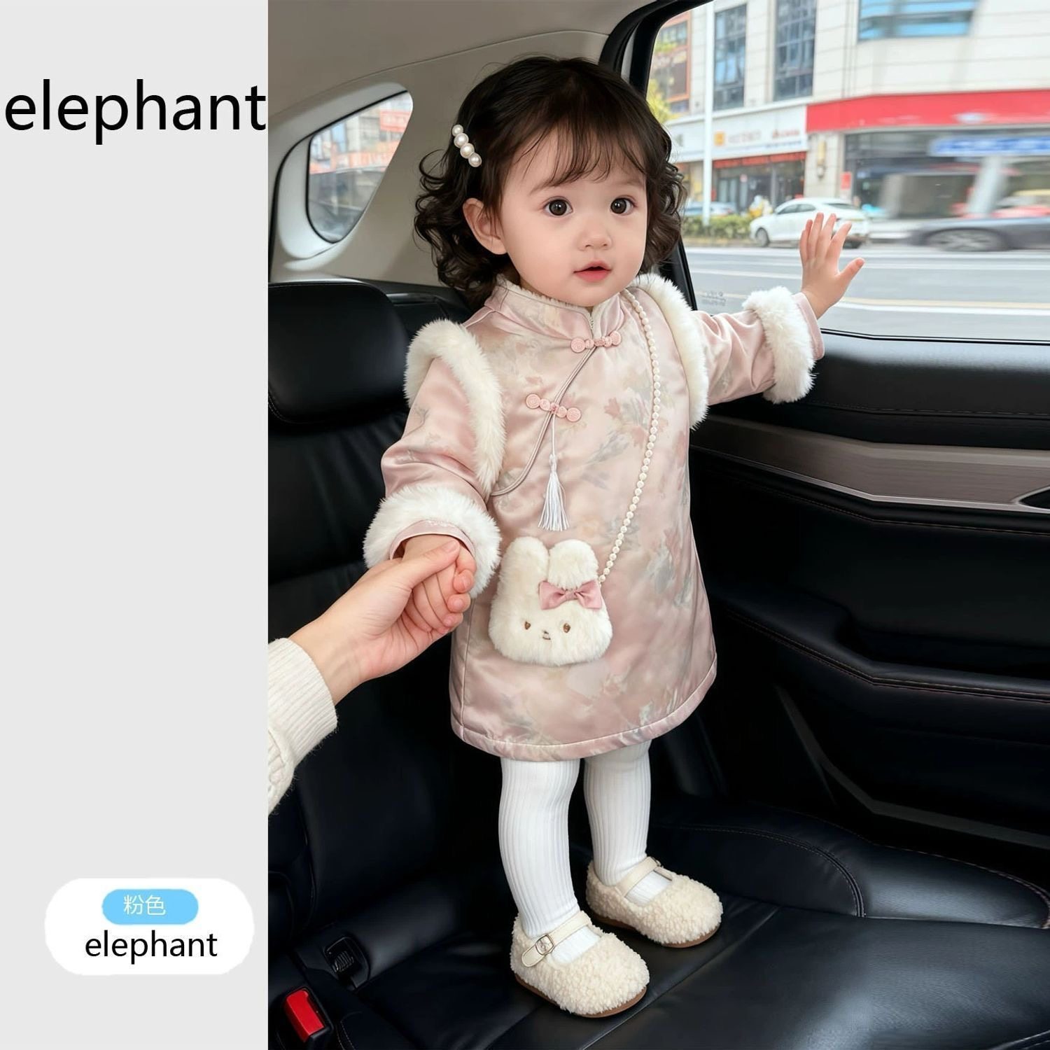 女童汉服连衣裙冬装宝宝周岁礼服儿童中式国风旗袍裙公主拜年衣服,童装/婴儿装/亲子装,旗袍,淘宝优惠券,粉丝福利购,淘宝优惠卷