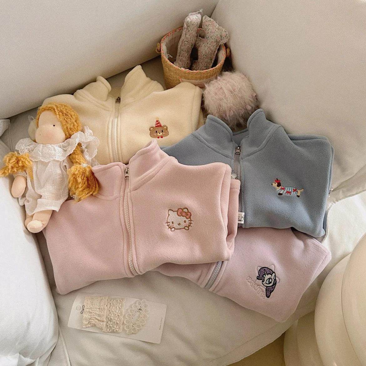 儿童2025秋冬保暖外套双面奥利绒加厚男女童可爱卡通冬季开衫上衣,童装/婴儿装/亲子装,普通外套,淘宝优惠券,粉丝福利购,淘宝优惠卷