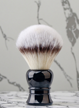 ZY男士剃须刷湿剃不刺脸柔软人造丝剃须刷胡刷剃须皂泡沫刷软毛刷