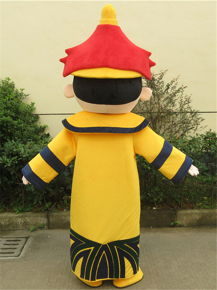 定制故宫侍卫玩偶服穿戴公仔活动道具服皇上头套皇后卡通人偶服装