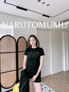 超闪 全钻满天星 短袖 T恤 24秋Z04 小姐姐全球购ED 女款 HARDY