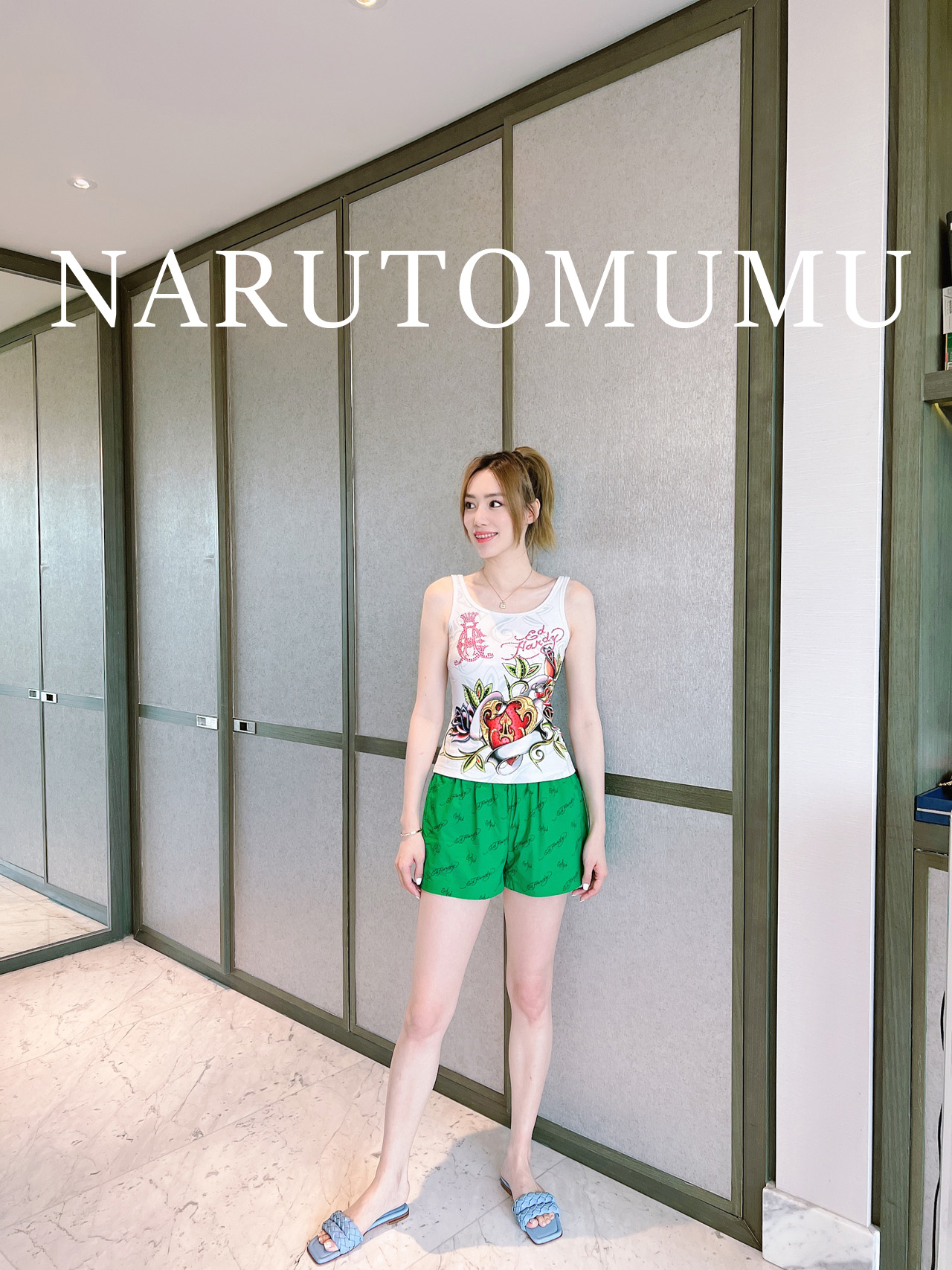 edhardy水钻印花背心潮牌拔印