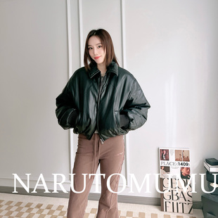 小姐姐全球购ED HARDY 环保皮草 复古 棉服夹克 女款24冬Z04