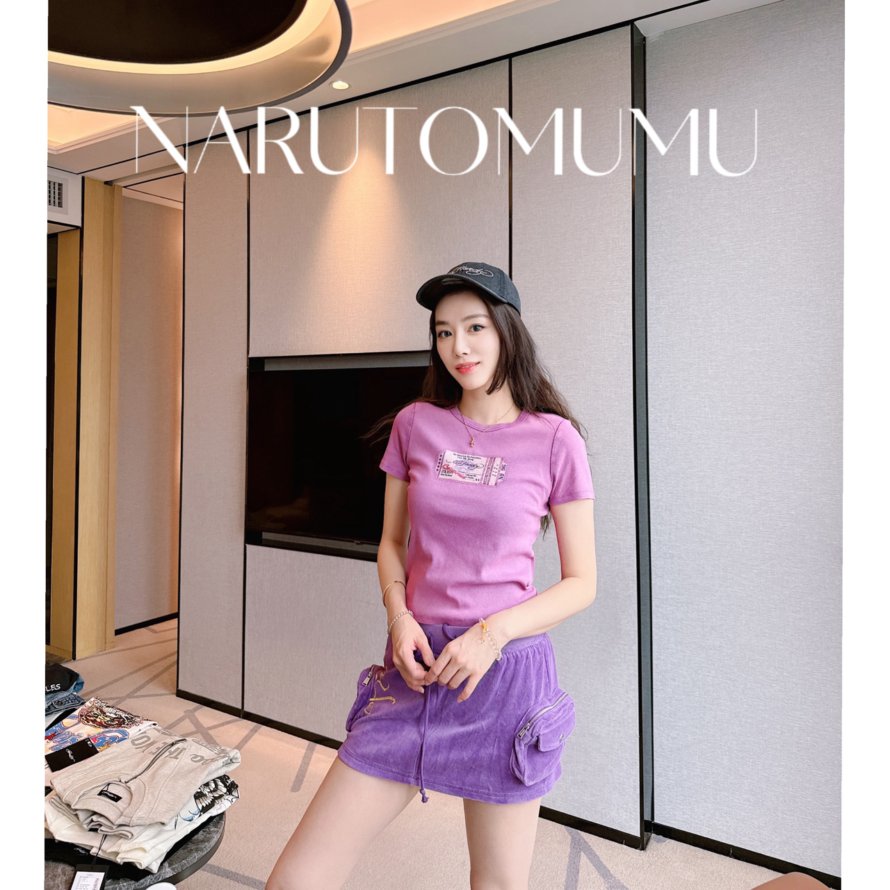 小姐姐全球购ED HARDY 经典logo 极简简约 短袖T恤 女款 26春02