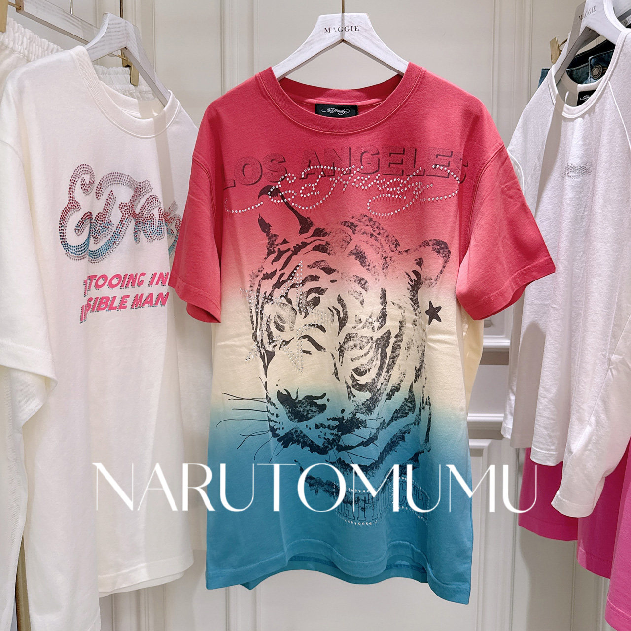 小姐姐全球购ED HARDY 经典虎头 晕染印花 短袖T恤 男款26夏09