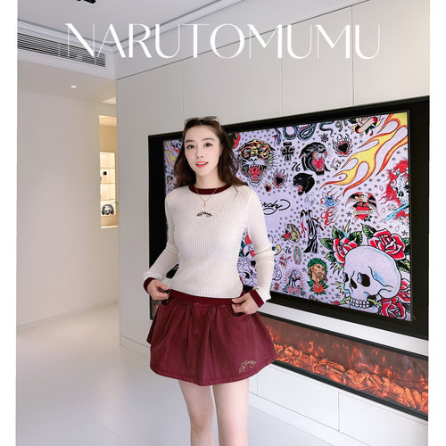 小姐姐全球购ED HARDY 经典logo 弹力 针织衫 女款 26春03