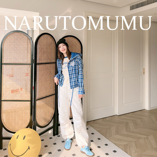 女款 小姐姐全球购ED 格子连帽衬衫 刺绣虎头 25春Z045 HARDY