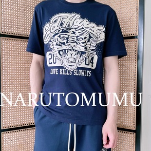 HARDY 男款 运动休闲棒球 T恤 24秋Z04 水钻虎头 小姐姐全球购ED