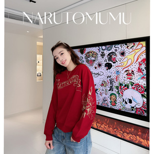 小姐姐全球购ED HARDY 水钻logo 别致 套头卫衣 女款 26春03