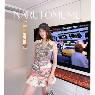 满身3D 摇滚 HARDY 26夏05 牛仔背心 女款 印花 小姐姐全球购ED