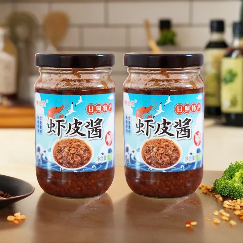 日照特产小鲜虾酱小虾酱山东旅游导游旅途推荐虾仔酱焦老四虾皮酱