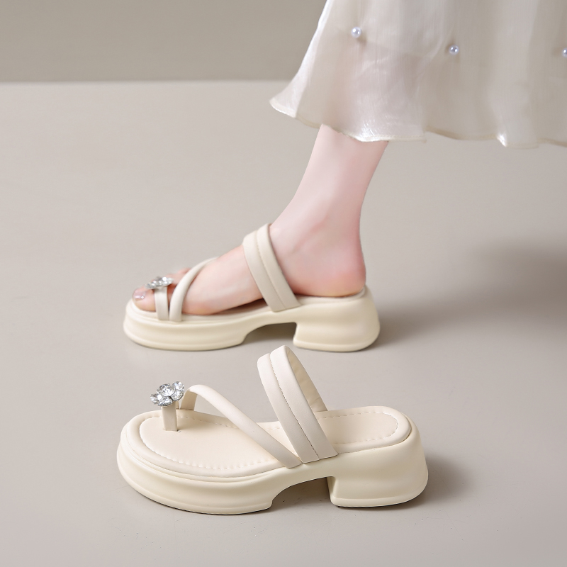 厚底增高凉拖鞋女夏2025仙女风水