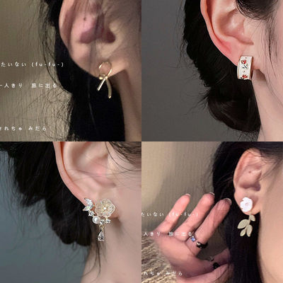 高级独特耳饰品银针耳钉