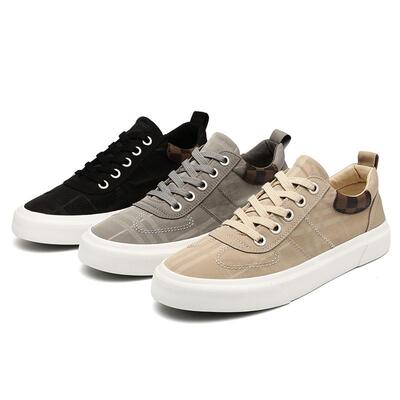 25150春秋新款休闲低帮系带透气潮流轻便夏季老北京布鞋时尚男鞋