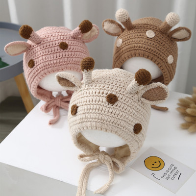 其他针织护耳帽无檐可爱保暖帽子