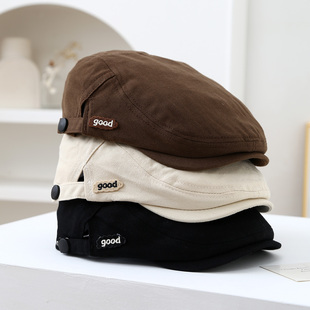 儿童日系反戴贝雷帽女童春秋季前进帽男童百搭防晒遮阳画家帽子潮