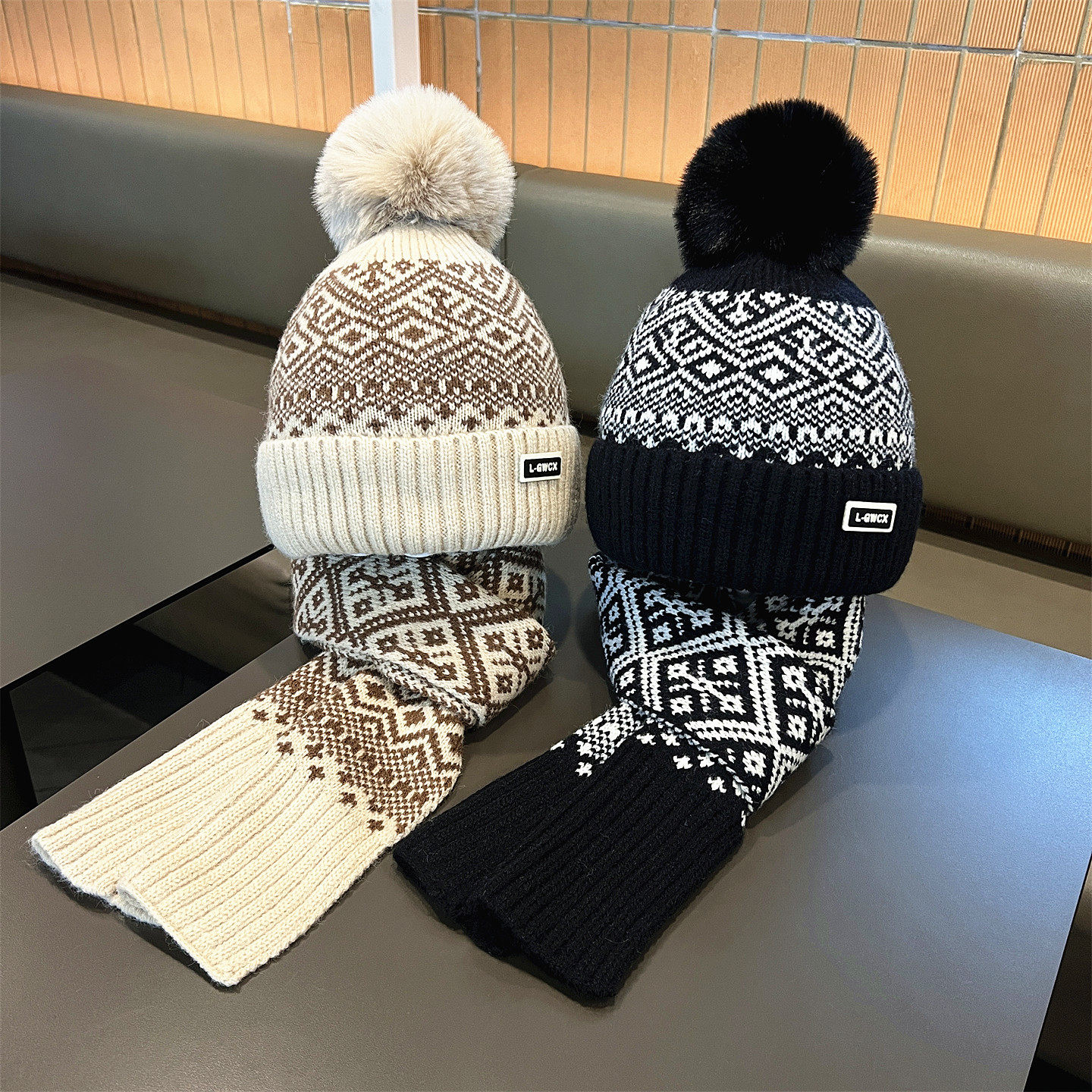 儿童毛线帽秋冬季保暖帽套头帽