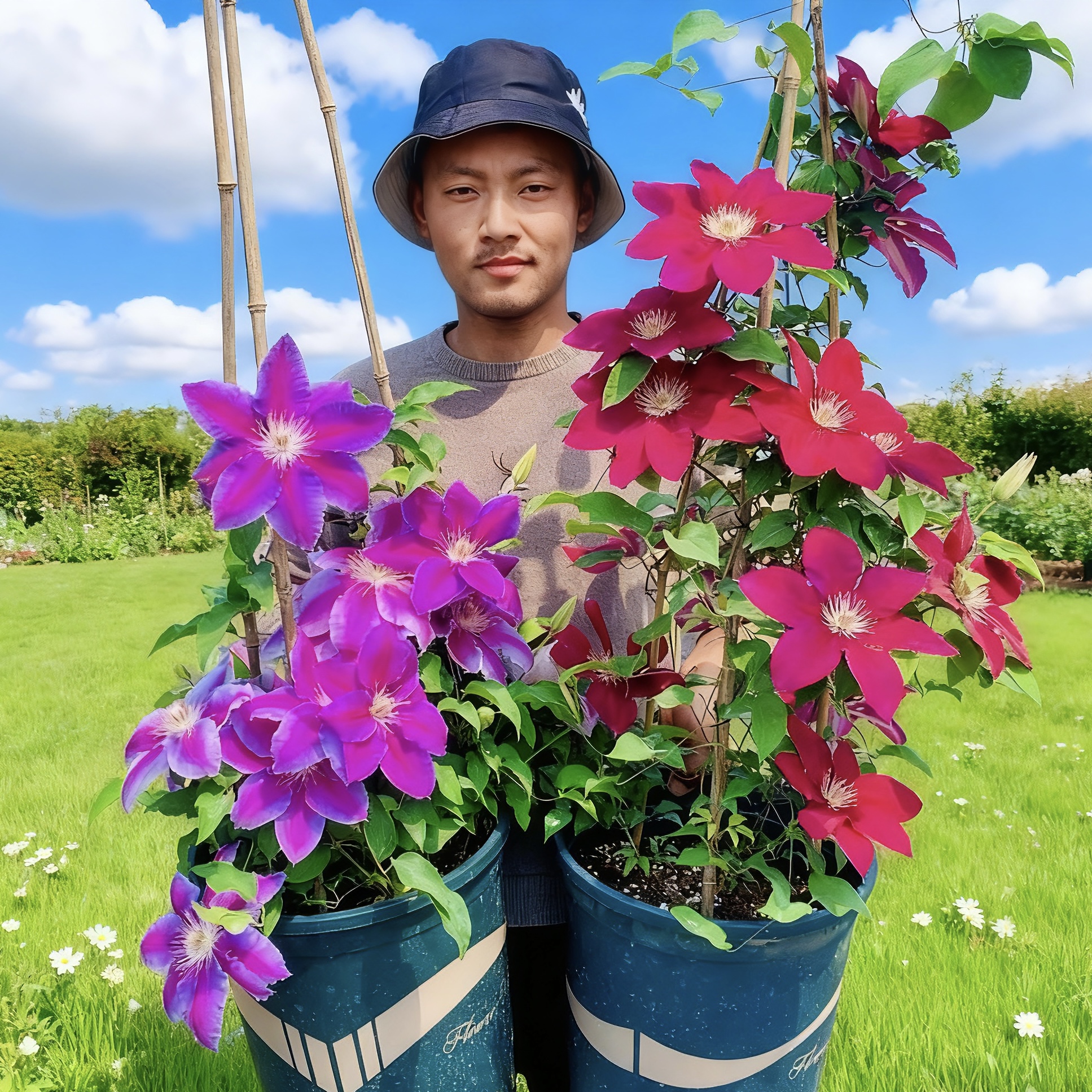 帅帅铁线莲盆栽地栽四季花卉绿植