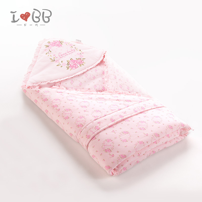 下一代秋冬新款新生儿用品宝宝保暖抱被被子婴儿包被加厚