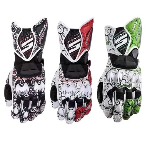 FIVE 5 GLOVE RFX1印花摩托车机车防摔骑行长手套防风保暖碳纤维
