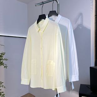 【老板娘美林~可机洗】长70 春夏秋可穿 匹马棉衬衫外套WS680