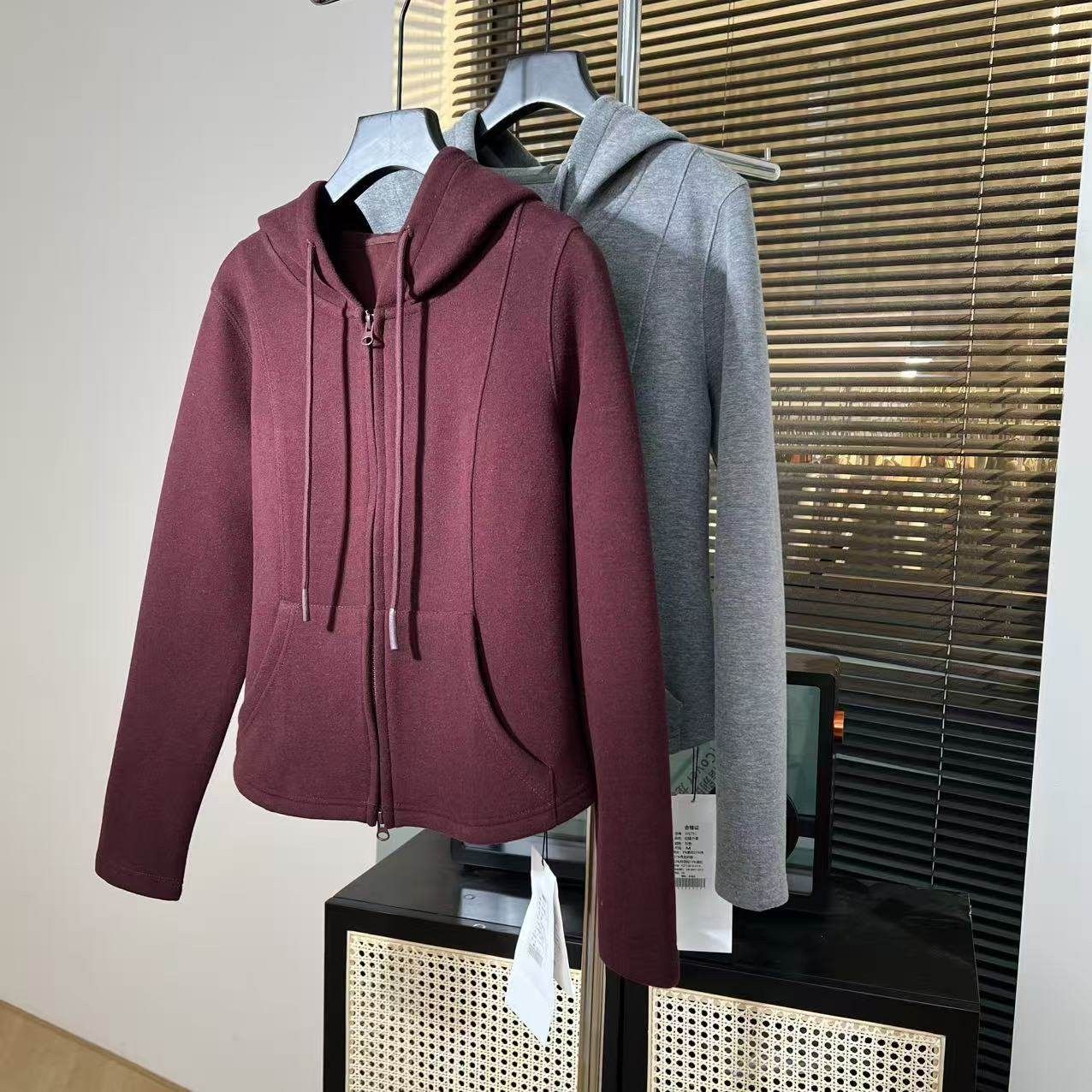 美林丨双面空气层羊脂玉丨一卷面料只做20件丨套袋机洗长53 WS751