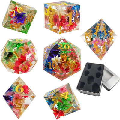 树脂coc骰子地下城d20克苏鲁