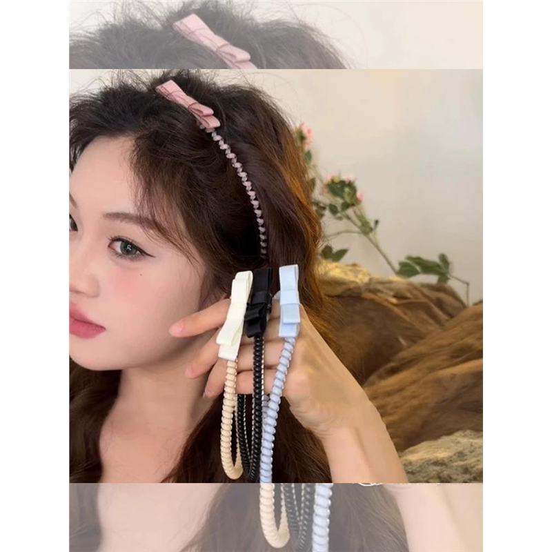 蝴蝶结电话线发圈发箍高级感扎头发发绳甜美百搭发带2025新款头饰,饰品/流行首饰/时尚饰品新,发饰,淘宝优惠券,粉丝福利购,淘宝优惠卷