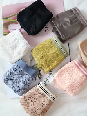 There are supporting export Korean underwear VS summer fashion color mesh breathable girl low waist underwear K096