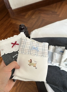 6199重点推奶油泡芙感腊肠狗可爱撞色甜美清新婴儿棉纯棉内裤