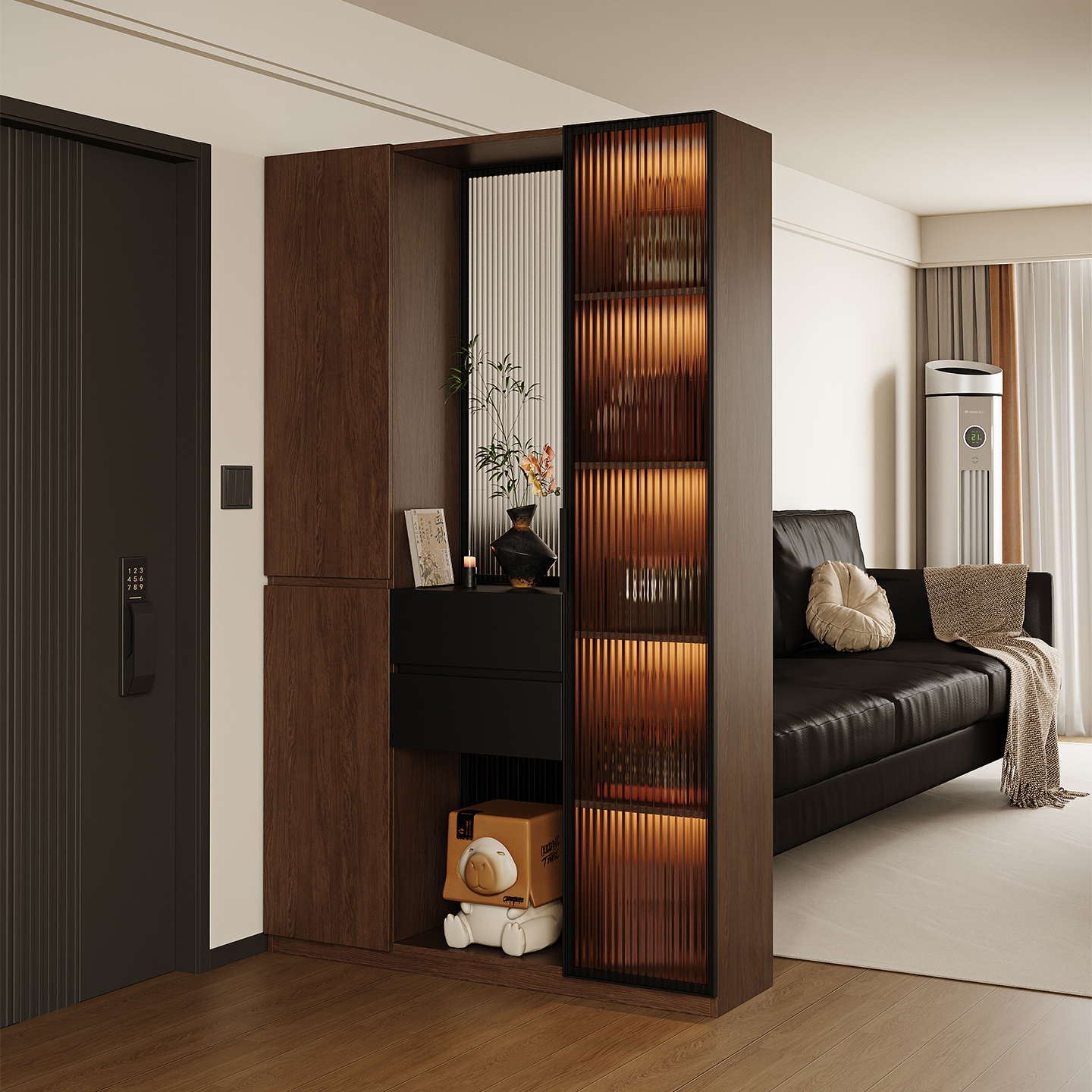 屏风鞋架家用靠墙客厅入户玄关柜