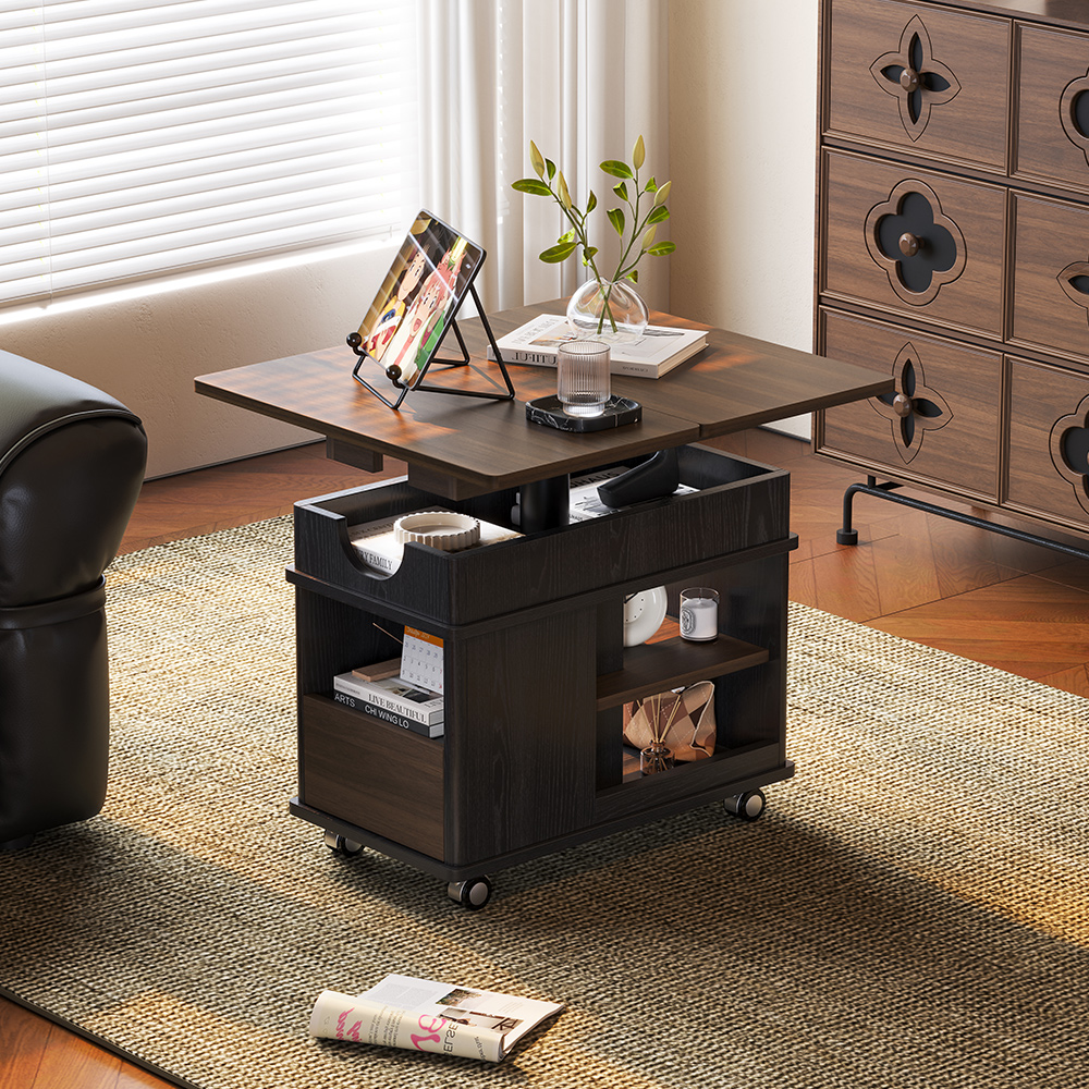 小户型可升降折叠茶几