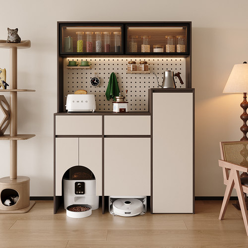 家用扫地机器人宠物喂食柜