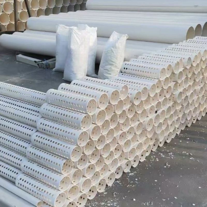PE塑料打孔管PVC渗水管绿化渗水管专用打孔透气塑料管可定制加工