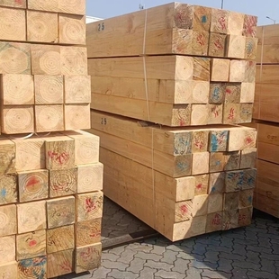 吊车泵车支腿垫木油浸枕木防腐枕木铁路枕木景观踏步工程用定制