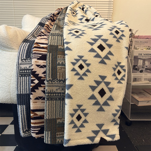 冬天高个子加长版睡裤男女宽松复古原宿风学生珊瑚绒保暖居家遛弯