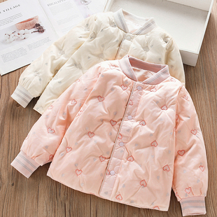 女童内胆棉衣宝宝外套加厚保暖冬季 校服神器羽绒服中大童 2025新款