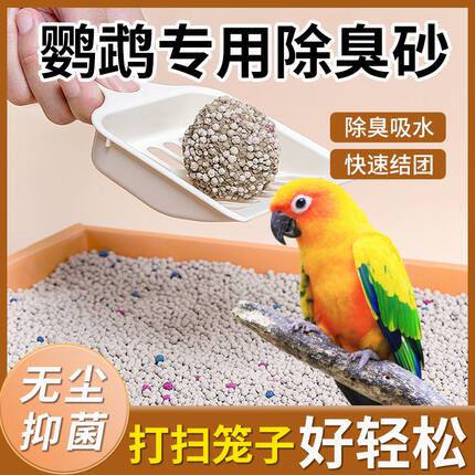鹦鹉除臭垫料10kg20斤雏鸟玄凤繁殖箱粪便鸟屎砂鸽子用品大全鸟沙