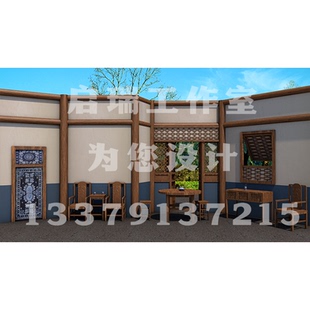 江姐华容山联络站乡长家木质旧老房子客厅旧时代房间桌椅大屏图片