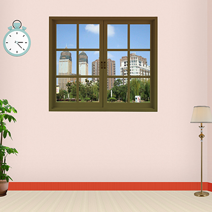 现代中式简约客厅米黄色室内小品舞台剧话剧高清LED大屏幕舞图片