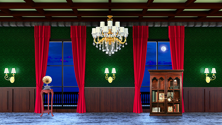 风声舞台剧民国房间室内欧式简约高清led大屏幕舞台背景虚拟图片