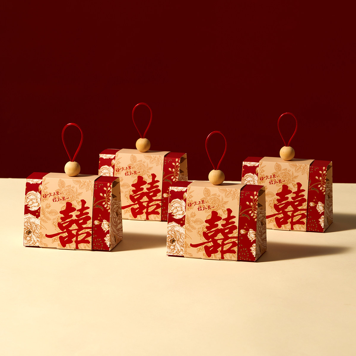 喜糖盒结婚订婚专用2025新款喜糖盒子婚礼伴手礼盒空盒高档喜糖袋