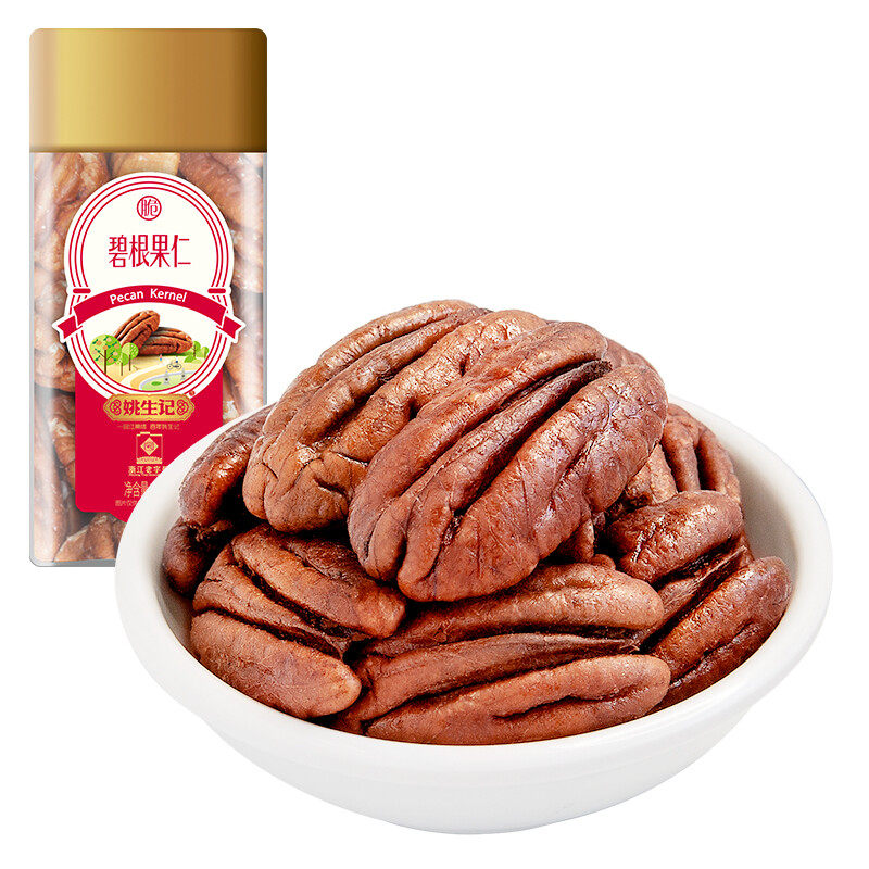 姚生记年货免剥壳香脆美味碧根果仁150g休闲零食每日坚果炒货干