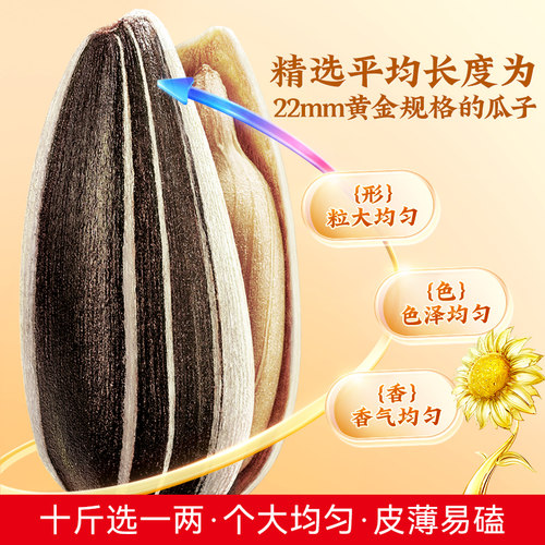 洽洽葵珍瓜子98g生香味*1袋装葵花籽零食炒货特产休闲小吃