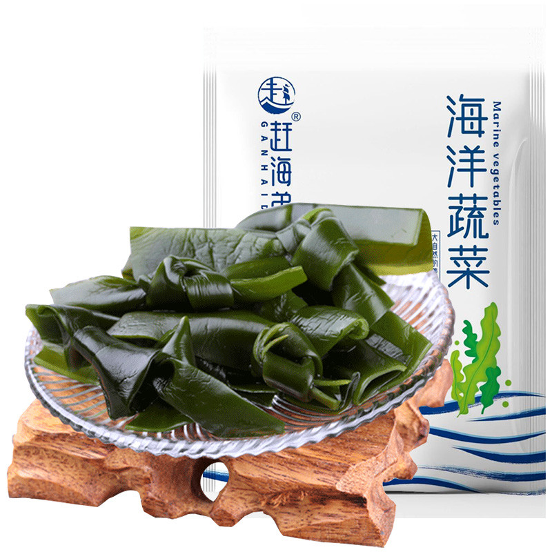 赶海弟海带结500g盐渍海带扣山东荣成特产海产干货火锅海鲜图片