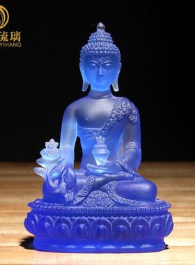 琉璃手工佛像摆件中式风