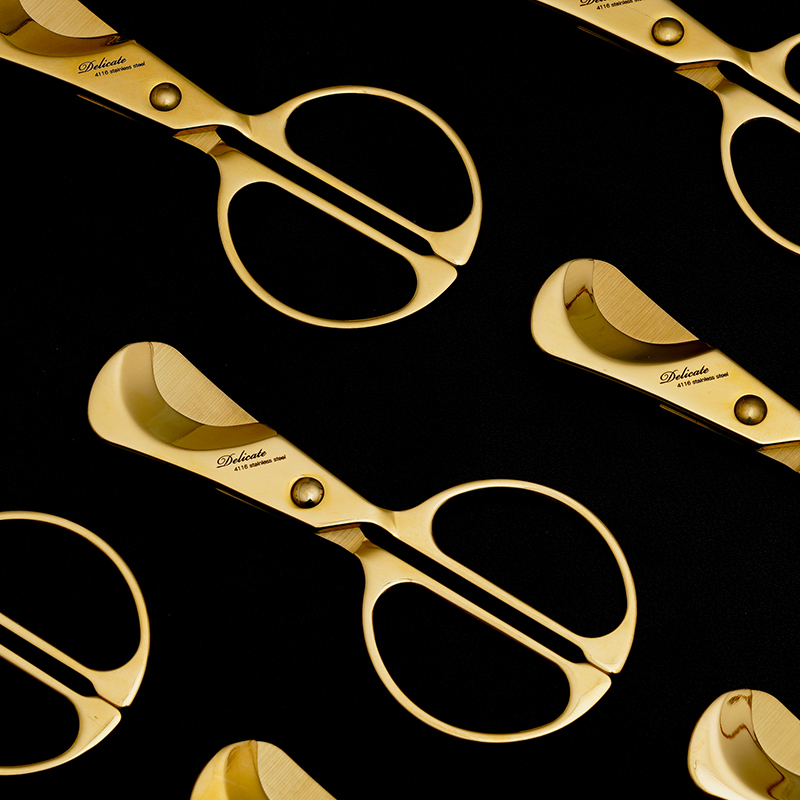 镀金雪茄剪Delicate德国不锈钢